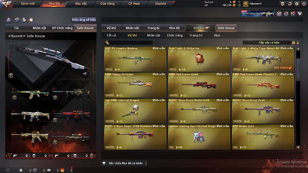 shop acc cf uy tin gia re